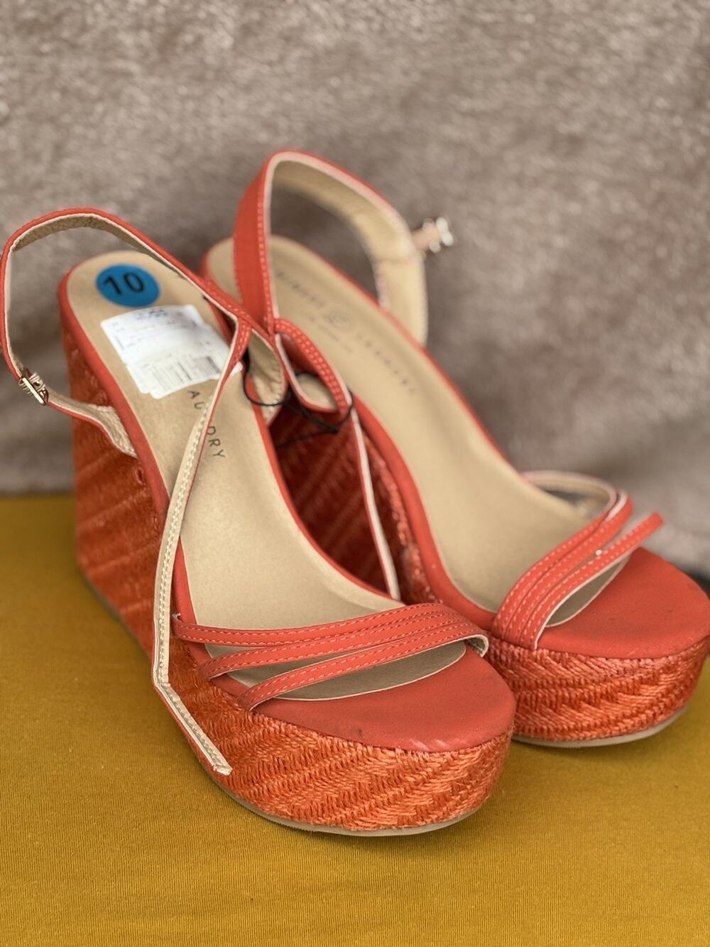 Women’s Coral Espadrille Wedge Sandals  10 Slingback